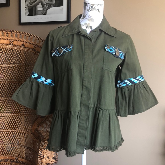 Beautiful stories olive jacket XS - Picture 2 of 8